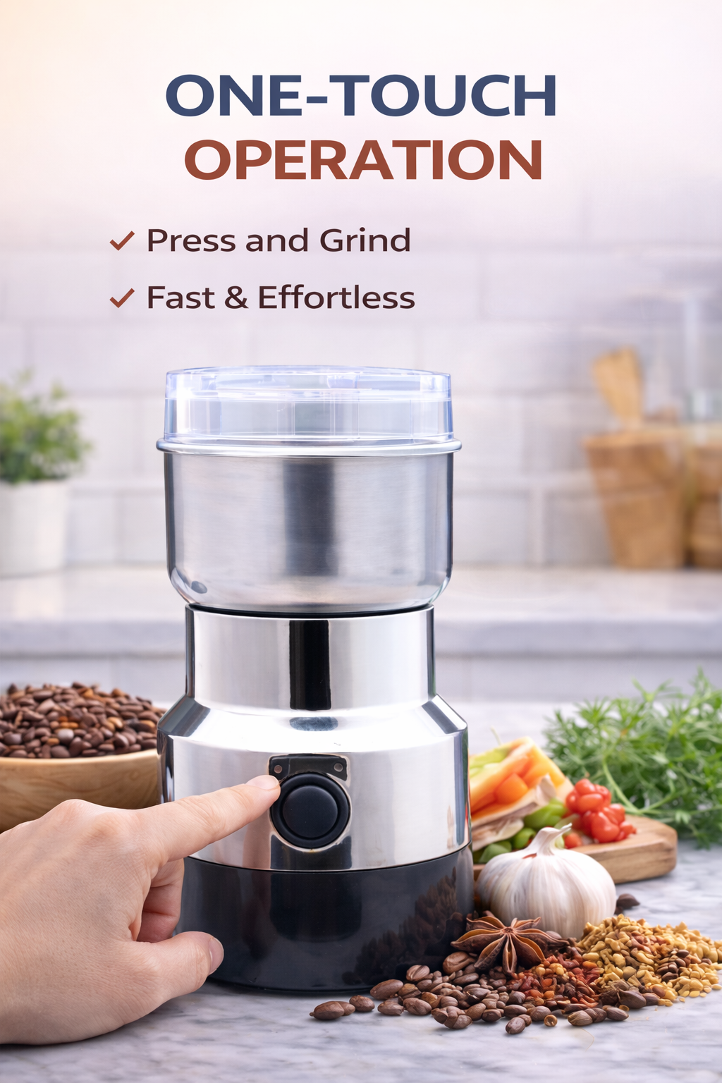 Power in Your Palm – Portable Electric Grinder for Everyday Convenience